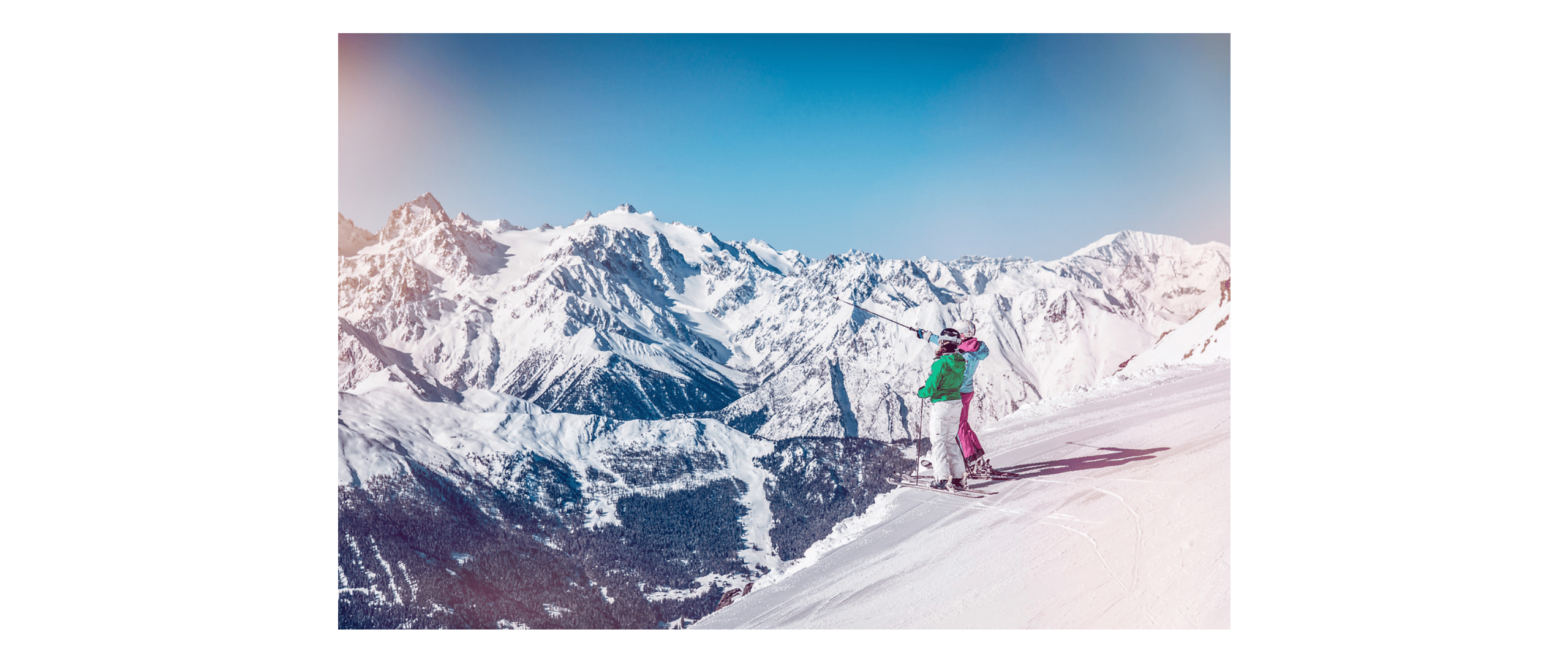 Recycling snow in Verbier