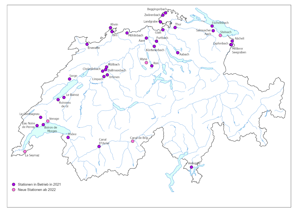 Mikroverunreinigungen in Fliessgewässern