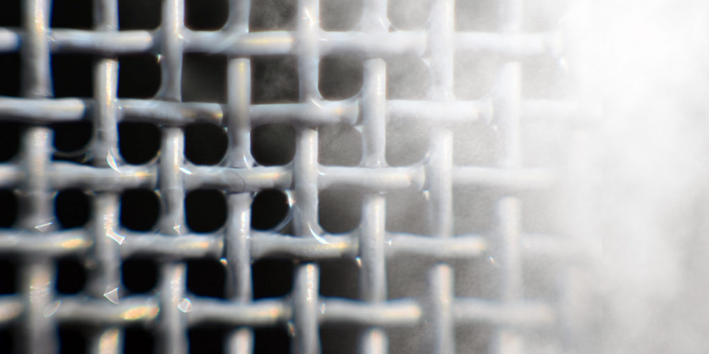 Collecting clean water from fog